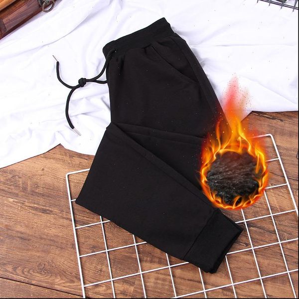 women capri winter black warm trousers loose plus size street korean velvet thickening sports casual pants female harem, Black;white
women capri winter black warm trousers loose plus size street korean velvet thickening sports casual pants female harem, Black;white