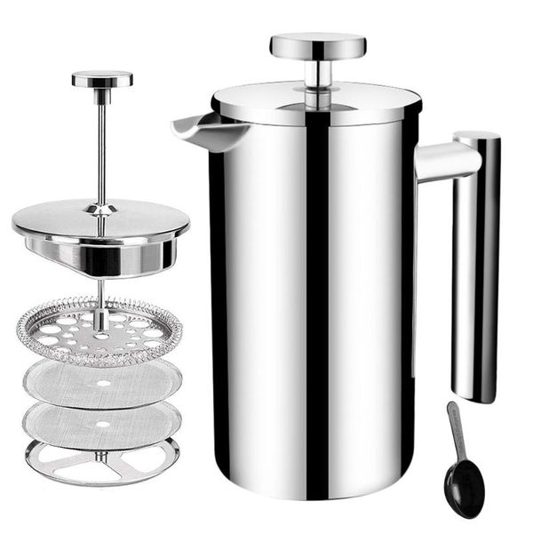 press coffee maker stainless steel percolator pot portable kettle for pro barista water bottle
press coffee maker stainless steel percolator pot portable kettle for pro barista water bottle