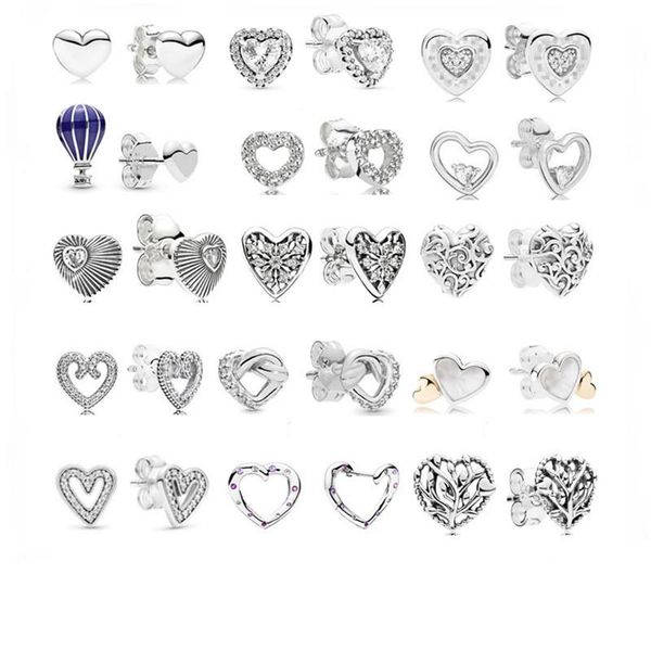 stud women's jewelry handmade love series earrings original charm diy pendant accessories wholesale 925 sterling sil, Golden;silver
stud women's jewelry handmade love series earrings original charm diy pendant accessories wholesale 925 sterling sil, Golden;silver