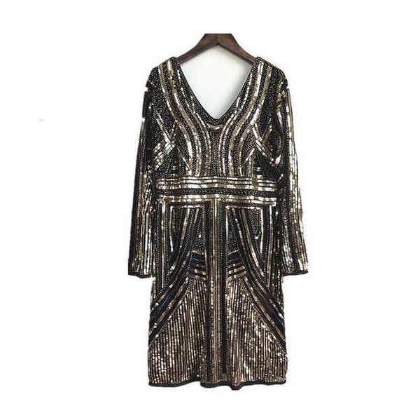 women's clothing casual dresses large size celebrity temperament dresses double v-neck sequin medium and long fashion, Black;gray
women's clothing casual dresses large size celebrity temperament dresses double v-neck sequin medium and long fashion, Black;gray