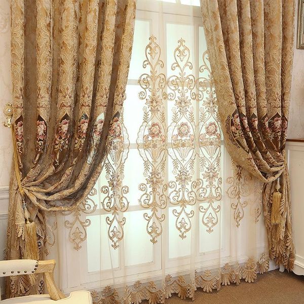 curtain & drapes european style hollow embroidery luxury curtains modern living room bedroom size can be customized
curtain & drapes european style hollow embroidery luxury curtains modern living room bedroom size can be customized