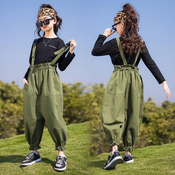 clothing sets 2021 loose overalls set spring autumn for girls casual cargo pants+tshirt children rompers jumpsuits suit 6 8 10 12 13y, White
clothing sets 2021 loose overalls set spring autumn for girls casual cargo pants+tshirt children rompers jumpsuits suit 6 8 10 12 13y, White
