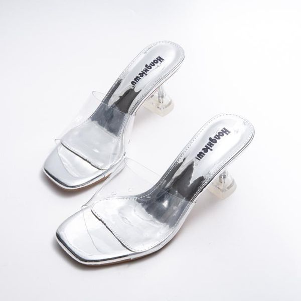 slippers casual transparent heel shoes slipers women slides jelly flip flops female tap heeled mules square luxury thin 202, Black
slippers casual transparent heel shoes slipers women slides jelly flip flops female tap heeled mules square luxury thin 202, Black