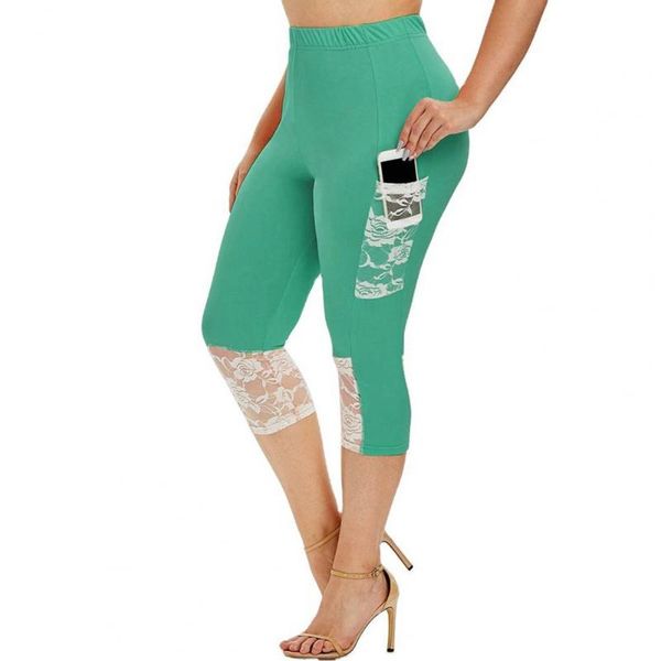 women's shorts ele-choices -5xl women summer slim pants female lace stitching leggings lady elastic waist tight yoga for sports, White;black
women's shorts ele-choices -5xl women summer slim pants female lace stitching leggings lady elastic waist tight yoga for sports, White;black