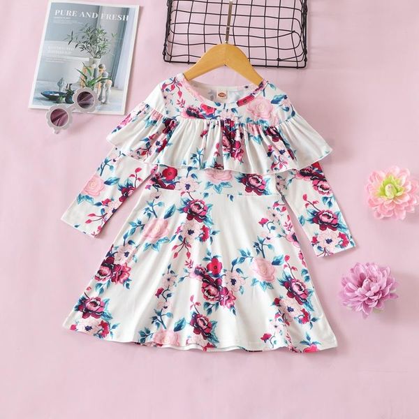 girl's dresses spring fall flower girl kids for girls ruffles long sleeve dress baby clothes sweet 1-6y, Red;yellow
girl's dresses spring fall flower girl kids for girls ruffles long sleeve dress baby clothes sweet 1-6y, Red;yellow
