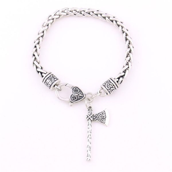 charm bracelets viking style women men necklace personality axe shape design three kinds chain gift choose zinc alloy drop, Golden;silver
charm bracelets viking style women men necklace personality axe shape design three kinds chain gift choose zinc alloy drop, Golden;silver