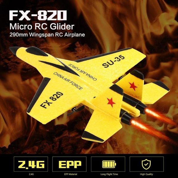 fx-820 2.4g 2ch remote control drone rc fixed wing airplane su-35 glider 290mm wingspan epp micro indoor aircraft uav rtf drones
fx-820 2.4g 2ch remote control drone rc fixed wing airplane su-35 glider 290mm wingspan epp micro indoor aircraft uav rtf drones