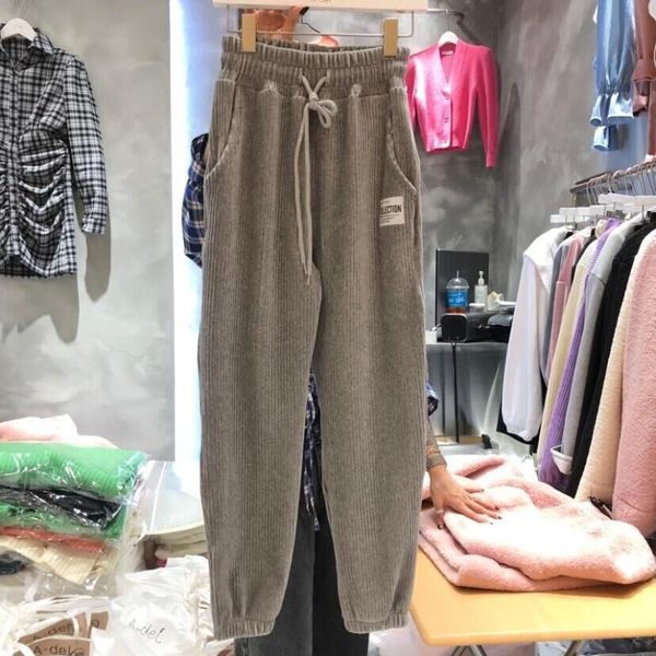 women's pants & capris gagarich slim-matched 2021 autumn korean chic casual fashion solid color drawstring elastic high waist all-match, Black;white
women's pants & capris gagarich slim-matched 2021 autumn korean chic casual fashion solid color drawstring elastic high waist all-match, Black;white