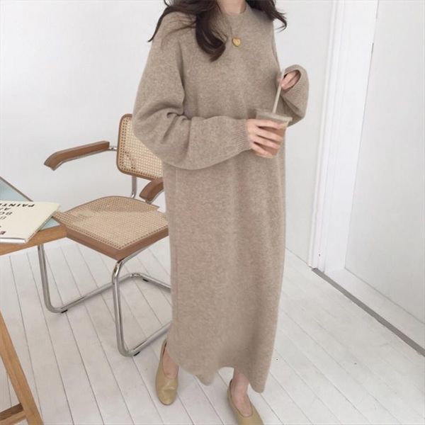 warm women autumn dress womens sweater winter long knitted dresses loose maxi oversize lady bodycon robe vestidos, White;black
warm women autumn dress womens sweater winter long knitted dresses loose maxi oversize lady bodycon robe vestidos, White;black