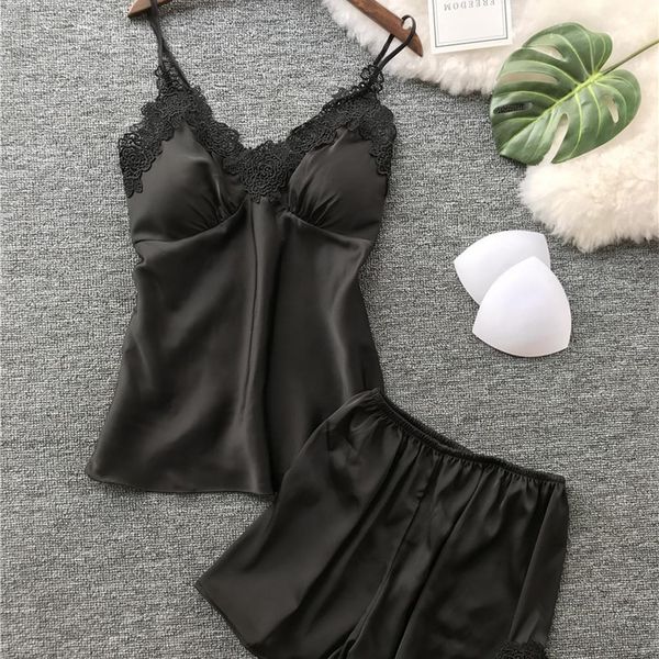 Sleepwears Sexy Bra Sling And Women Sleepwear Shorts Set Satin Lace Strap Pajamas Underwear Zestaw Piamy Damskiej Yj, Black;red
Sleepwears Sexy Bra Sling And Women Sleepwear Shorts Set Satin Lace Strap Pajamas Underwear Zestaw Piamy Damskiej Yj, Black;red