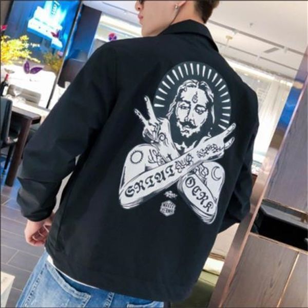 krohin jacket jacket, men's autumn thin baseball suit, quick kwai net, the same social spirit boy's windbreake, Black;brown
krohin jacket jacket, men's autumn thin baseball suit, quick kwai net, the same social spirit boy's windbreake, Black;brown
