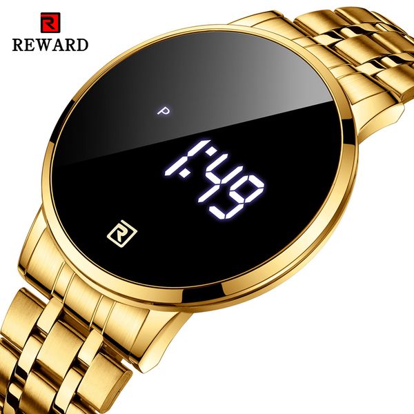 reward men watches luxury brand fashion touch led digital watch men gold steel band waterproof wristwatch relogios masculinog, Slivery;brown
reward men watches luxury brand fashion touch led digital watch men gold steel band waterproof wristwatch relogios masculinog, Slivery;brown