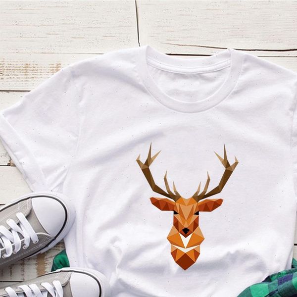 trendy polygonal animals reindeer womens t shirt graphic print streetwear loose gorgeous pop crewneck, White
trendy polygonal animals reindeer womens t shirt graphic print streetwear loose gorgeous pop crewneck, White