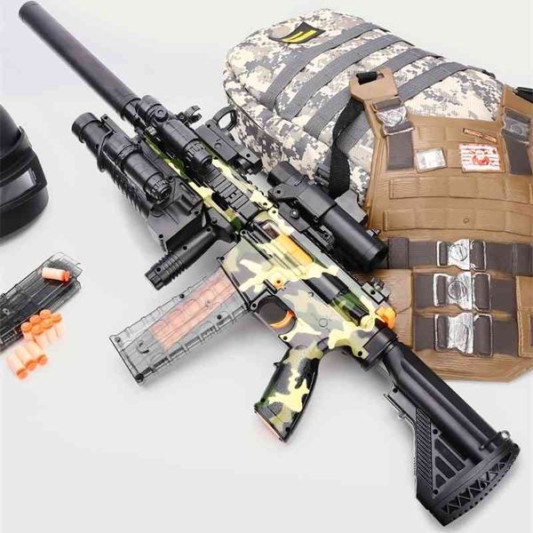 0111electric continuous hair m416 hand self-contained children's soft bullet gun toy chicken eating boy simulation equipment
0111electric continuous hair m416 hand self-contained children's soft bullet gun toy chicken eating boy simulation equipment