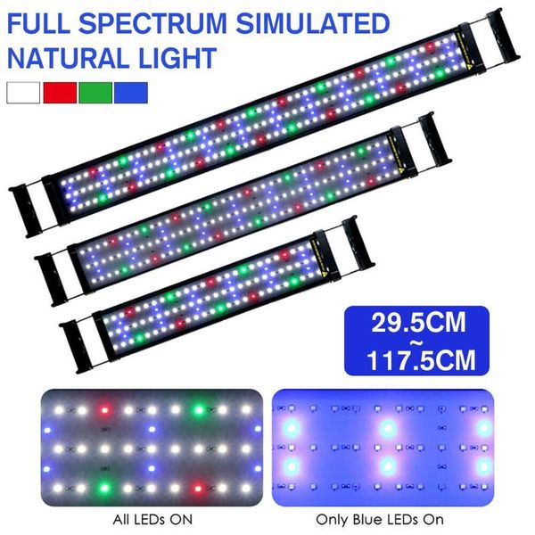 aquariums lighting supers slim waterproof led aquarium light full spectrum for freshwater fish tank plant marine lamp decor 40/60/80/100/120
aquariums lighting supers slim waterproof led aquarium light full spectrum for freshwater fish tank plant marine lamp decor 40/60/80/100/120