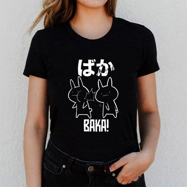 women's t-shirt funny baka women cute cartoon harajuku short sleeve print summer casual white tee female
women's t-shirt funny baka women cute cartoon harajuku short sleeve print summer casual white tee female