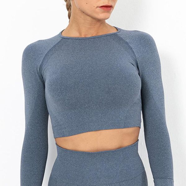 yoga outfit women's gym crop female long sleeve shirts seamless workout for women sportswear sport shirt nvgtn sports
yoga outfit women's gym crop female long sleeve shirts seamless workout for women sportswear sport shirt nvgtn sports