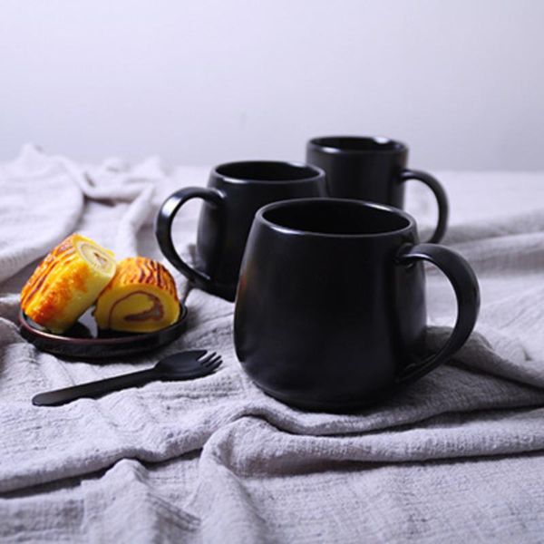 mugs 500ml large capacity ceramic coffee mug with lid black porcelain and cups milk tea cup spoon 0.4l
mugs 500ml large capacity ceramic coffee mug with lid black porcelain and cups milk tea cup spoon 0.4l