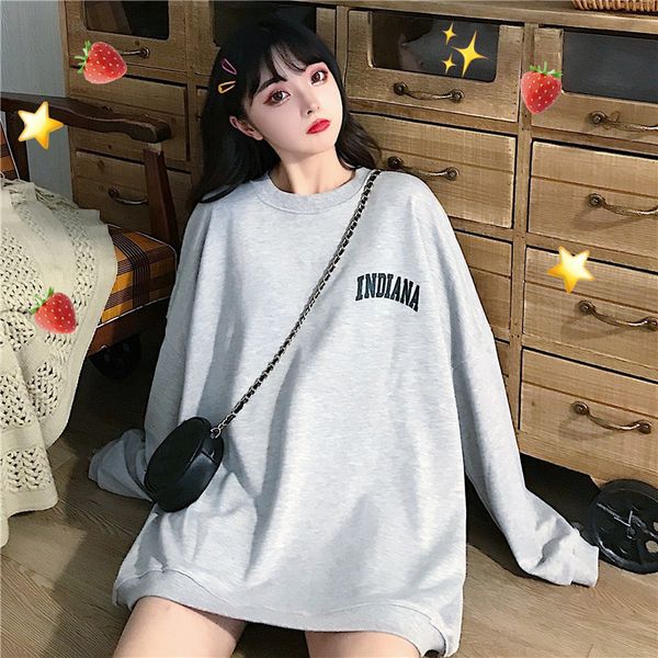 women's sweaters letter printed female hoodies autumn oversize black shirts korean casual sweater with hoodie y5st, White;black
women's sweaters letter printed female hoodies autumn oversize black shirts korean casual sweater with hoodie y5st, White;black