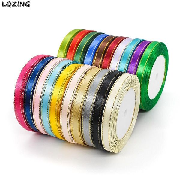 party decoration 25yards/roll double gold rim ribbon 10mm diy bow craft ribbons card gift packing for wedding christmas home
party decoration 25yards/roll double gold rim ribbon 10mm diy bow craft ribbons card gift packing for wedding christmas home