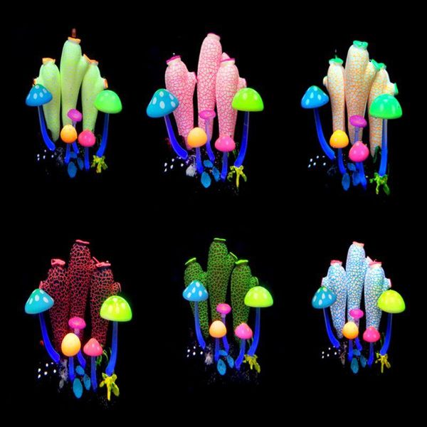 decorations fish tank landscaping luminous soft body mushroom shape simulation coral column plant flowers aquarium ornaments
decorations fish tank landscaping luminous soft body mushroom shape simulation coral column plant flowers aquarium ornaments