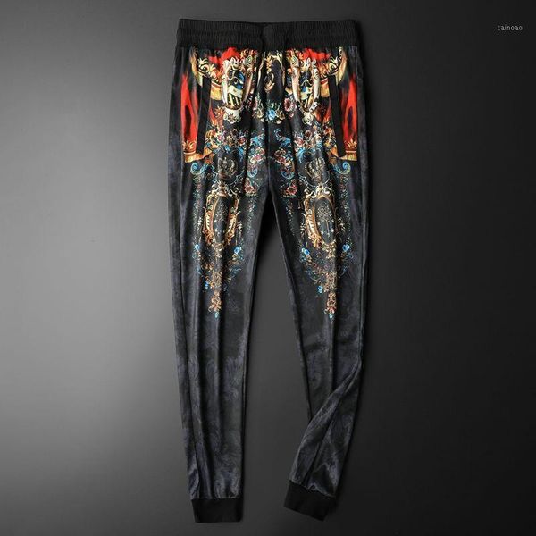 fashion summer men joggers pants harem brand pantalon hombre trousers baroque printed ice silk casual men's, Black
fashion summer men joggers pants harem brand pantalon hombre trousers baroque printed ice silk casual men's, Black