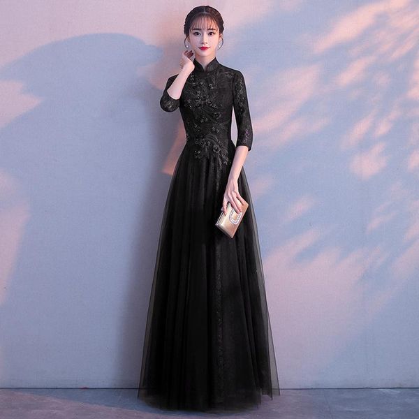 ethnic clothing mesh flower appliques beads cheongsam pleated bride wedding party dress gown lace qipao charming perspective vestidos, Red
ethnic clothing mesh flower appliques beads cheongsam pleated bride wedding party dress gown lace qipao charming perspective vestidos, Red