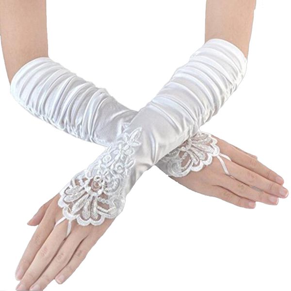 lace appliques beads bridal gloves ivory/white/black/red long elbow length fingerless wedding gloves bride accessories
lace appliques beads bridal gloves ivory/white/black/red long elbow length fingerless wedding gloves bride accessories