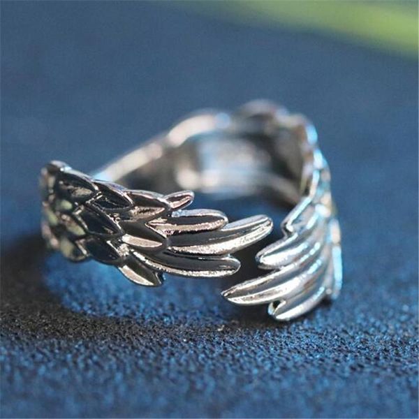 cluster rings creative silver color wing open ring european and american index finger for men women retro jewelry, Golden;silver
cluster rings creative silver color wing open ring european and american index finger for men women retro jewelry, Golden;silver