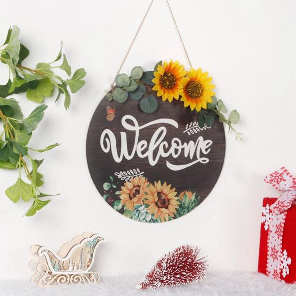 decorative objects & figurines 12inch round wood sign hanging sunflower wreath welcome for front porch decor christmas party
decorative objects & figurines 12inch round wood sign hanging sunflower wreath welcome for front porch decor christmas party