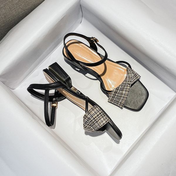 dress shoes new summer flat heels square toe strappy sandals korean casual fashion designer large size 41-43 women's shoes ec1q, Black
dress shoes new summer flat heels square toe strappy sandals korean casual fashion designer large size 41-43 women's shoes ec1q, Black