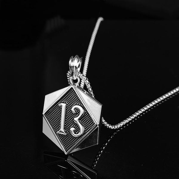 pendant necklaces hip hop jewelry lucky number 13 necklace stainless steel chain the last supper punk evil satan hexagonal star, Silver
pendant necklaces hip hop jewelry lucky number 13 necklace stainless steel chain the last supper punk evil satan hexagonal star, Silver