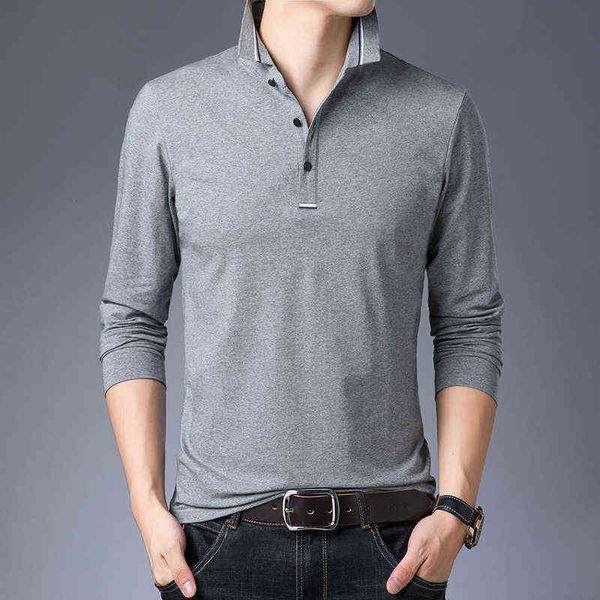 2021 autumn long sleeve bottoming men's t- middle-aged spring korean fashion polo shirt, White;black
2021 autumn long sleeve bottoming men's t- middle-aged spring korean fashion polo shirt, White;black