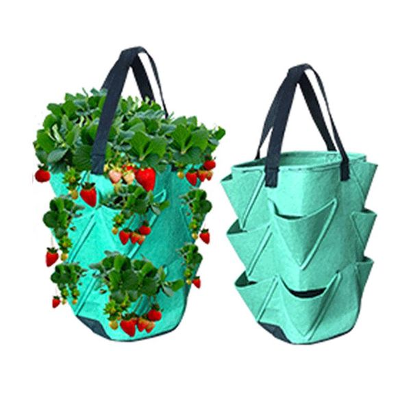 planters & pots 3 colors flower hanging bag garden planting pot planter for strawberry tomato chili pepper growing seedling
planters & pots 3 colors flower hanging bag garden planting pot planter for strawberry tomato chili pepper growing seedling