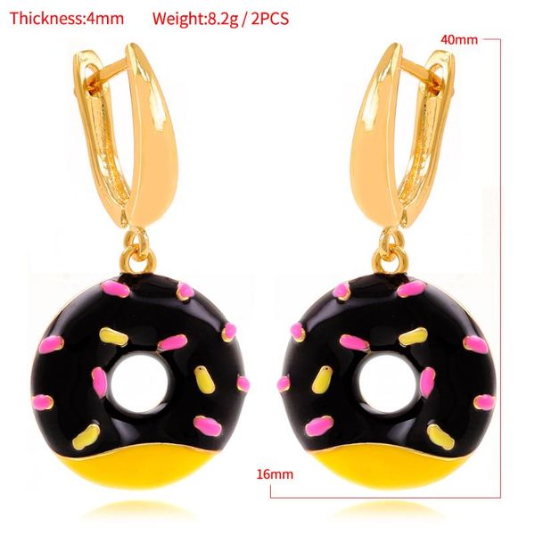 hoop & huggie 2021 trend korean style romantic dangle earrings set cute food donut women's geometric punk jewellery party, Golden;silver
hoop & huggie 2021 trend korean style romantic dangle earrings set cute food donut women's geometric punk jewellery party, Golden;silver