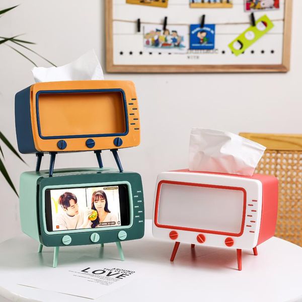 tissue boxes & napkins creative tv box paper extraction living room home mobile phone
tissue boxes & napkins creative tv box paper extraction living room home mobile phone