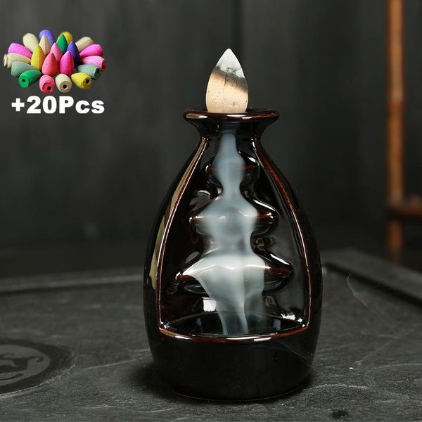 fragrance lamps +20pcs incense cones creative home decoration backflow burner censer waterfall desktop
fragrance lamps +20pcs incense cones creative home decoration backflow burner censer waterfall desktop