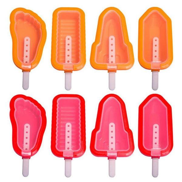 4pcs/set innovative cute homemade stick ice cream maker silicone popsicle mould for home party summer tools baking moulds
4pcs/set innovative cute homemade stick ice cream maker silicone popsicle mould for home party summer tools baking moulds