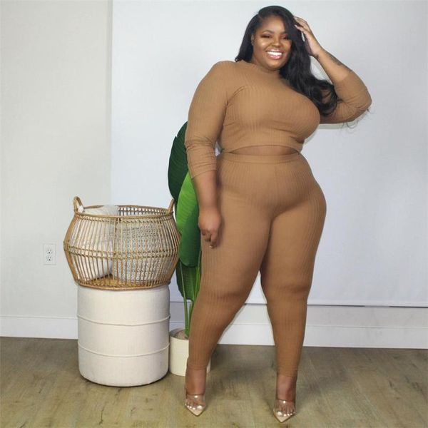 plus size tracksuits women clothing autumn solid color thread round collar long sleeved elasticity two piece sets 5xl wholesale, Black
plus size tracksuits women clothing autumn solid color thread round collar long sleeved elasticity two piece sets 5xl wholesale, Black