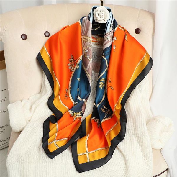 scarves silk satin design print square scarf women fashion 90*90cm bandana shawl muslim headscarves hijab spring summer 2021, Blue;gray
scarves silk satin design print square scarf women fashion 90*90cm bandana shawl muslim headscarves hijab spring summer 2021, Blue;gray