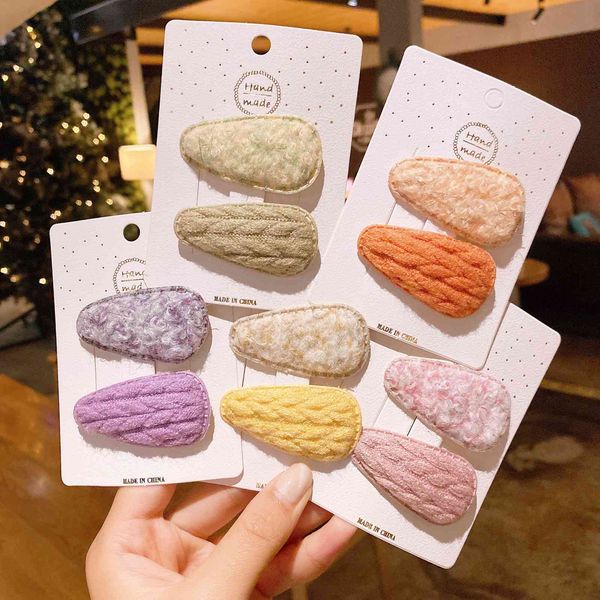 barrettes hairpin bb clip cute children's plush water drop girl's wool headdress bangs side pair, Golden;silver
barrettes hairpin bb clip cute children's plush water drop girl's wool headdress bangs side pair, Golden;silver