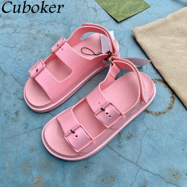 pink jelly candy color women beach sandals peep toe buckle straps slides summer ladies mules vacation shoes for 60% off store online, Black
pink jelly candy color women beach sandals peep toe buckle straps slides summer ladies mules vacation shoes for 60% off store online, Black