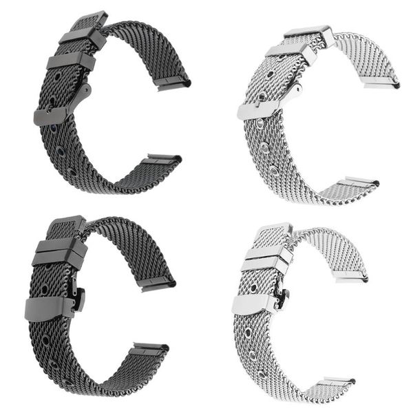 watch bands 20mm stainless steel bracelet wrist buckle band replacement mesh strap, Black;brown
watch bands 20mm stainless steel bracelet wrist buckle band replacement mesh strap, Black;brown