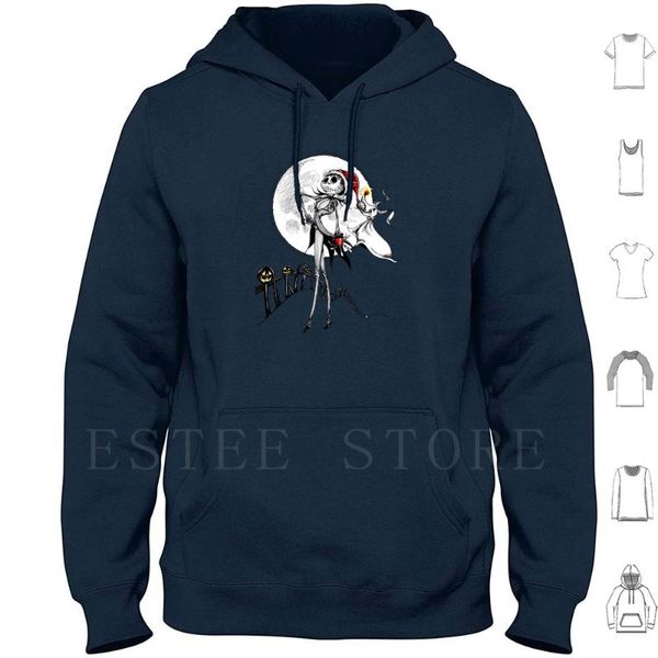 men's hoodies & sweatshirts zero hoodie long sleeve tim fanart film christmas halloween a nightmare before moon pumpkin festive, Black
men's hoodies & sweatshirts zero hoodie long sleeve tim fanart film christmas halloween a nightmare before moon pumpkin festive, Black