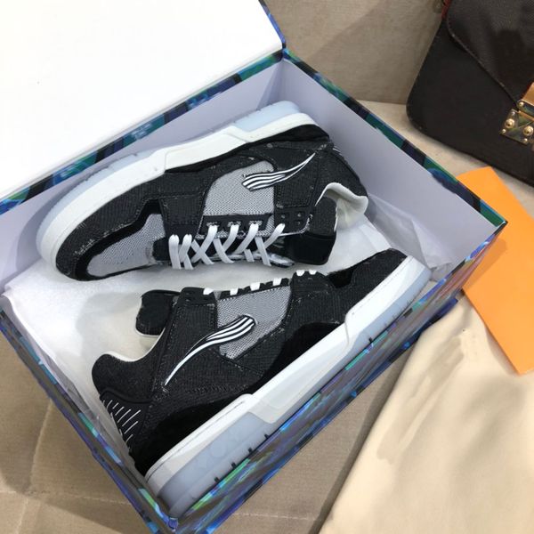 trainer sneaker 2021 luxury designer bicolor version basketball shoes vintage fashion comfort running shoe calf leather italy craft a4, Black
trainer sneaker 2021 luxury designer bicolor version basketball shoes vintage fashion comfort running shoe calf leather italy craft a4, Black