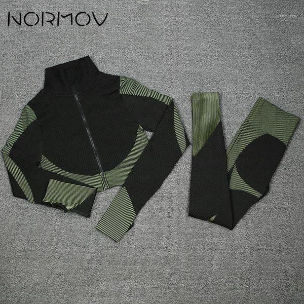 yoga outfit normov women 2 pcs set zipper fitness gym high waist leggings+long sleeve shirts workout sports suits
yoga outfit normov women 2 pcs set zipper fitness gym high waist leggings+long sleeve shirts workout sports suits