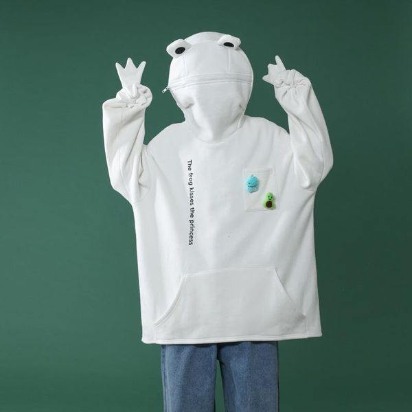 women's hoodies & sweatshirts women frog hoodie oversized harajuku hooded female autumn winter plus size casual pocket pullovers, Black
women's hoodies & sweatshirts women frog hoodie oversized harajuku hooded female autumn winter plus size casual pocket pullovers, Black