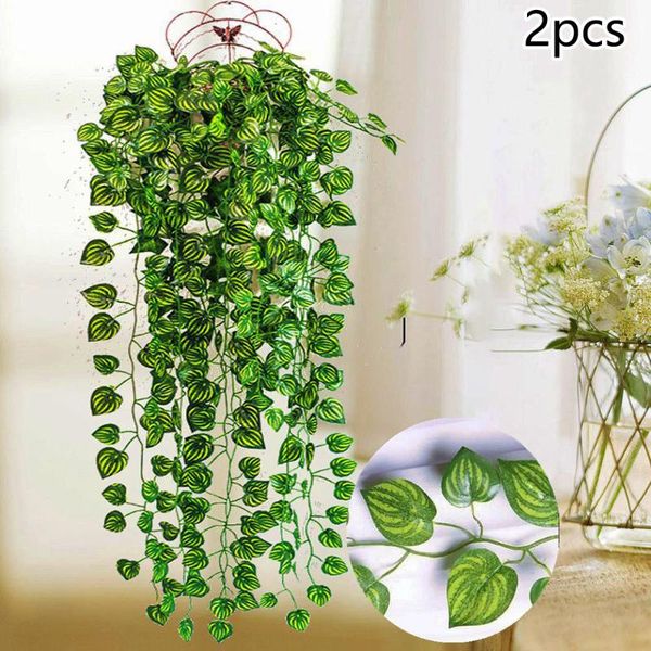 decorative flowers & wreaths 2pc artificial hanging plant fake vine ivy leaf garland party wedding decor 95cm l home business celebration
decorative flowers & wreaths 2pc artificial hanging plant fake vine ivy leaf garland party wedding decor 95cm l home business celebration