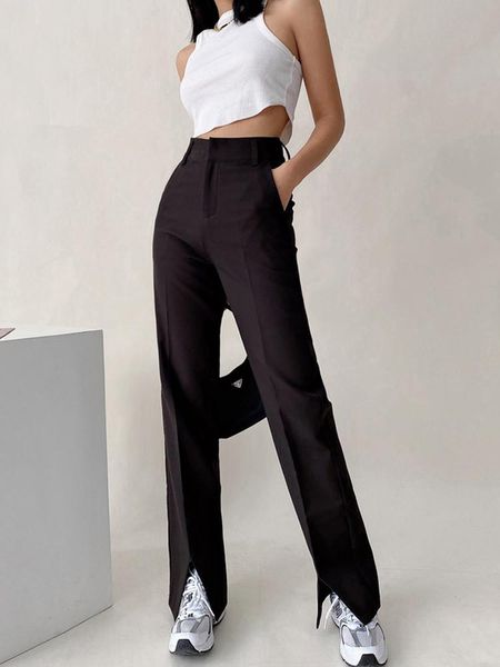 women's pants & capris womengaga straight for black high waist slim floor dragging casual trousers us fashion girl female korean z8xa, Black;white
women's pants & capris womengaga straight for black high waist slim floor dragging casual trousers us fashion girl female korean z8xa, Black;white