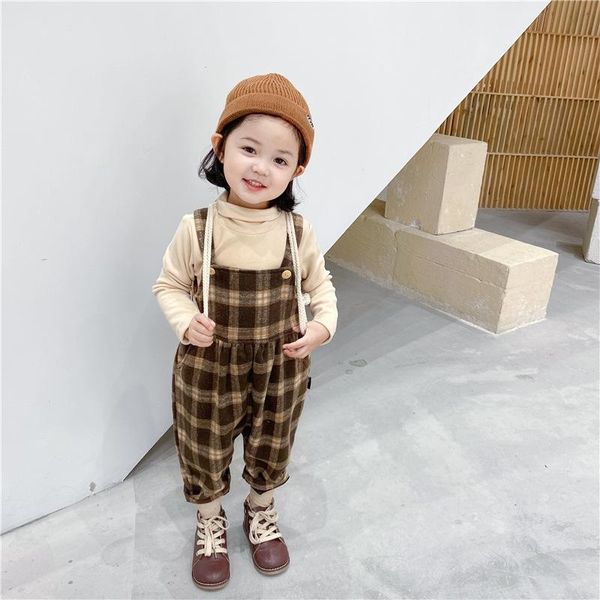 jumpsuits 2021 autumn winter kids overalls koeran plaid thick casual for baby girls boys children's fashion one-piece pants, Blue
jumpsuits 2021 autumn winter kids overalls koeran plaid thick casual for baby girls boys children's fashion one-piece pants, Blue